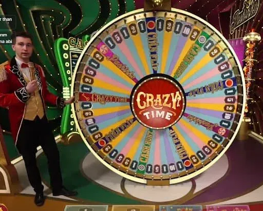 Crazy Time game rules visual guide with payout table and symbols